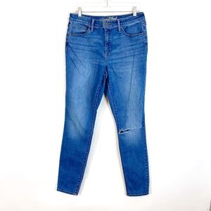 Universal Thread Women's Blue Denim High Rise Skinny Jeans Size 12